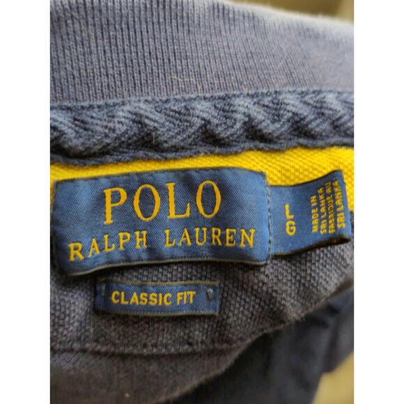 Polo Ralph Lauren striped classic preppy Y2k equestrian polo collared shirt - Picture 7 of 9